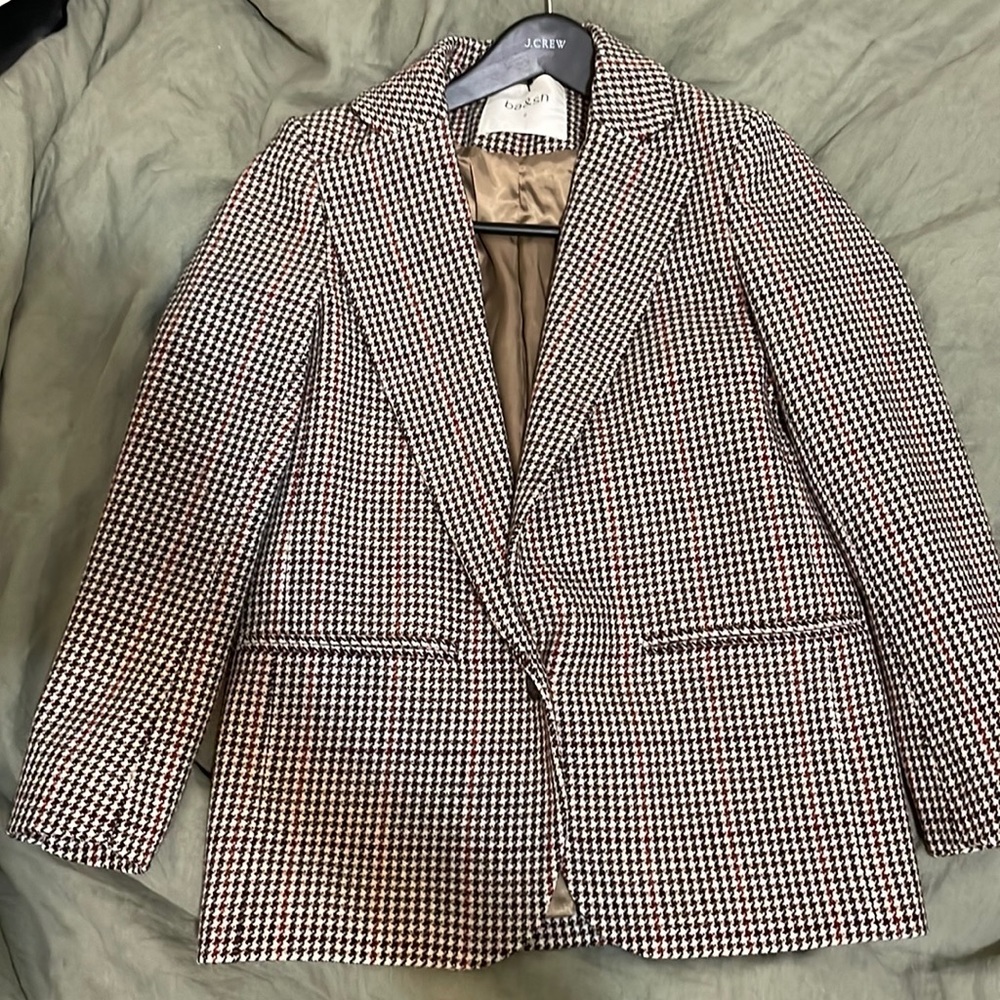 Ba&sh houndstooth jacket perfect condition